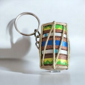 Colorful Drum Keychain